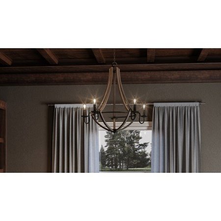 Quoizel Shire Chandelier SHR5005RK